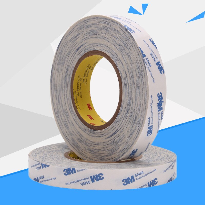 3 m9448a witte dubbelzijdige tape ultradunne doorschijnende kantoor dubbelzijdige tape