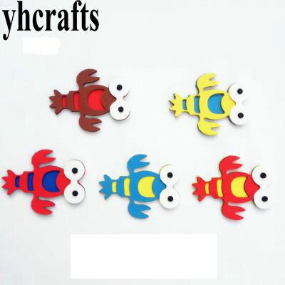 6 teile/los, EVA schaum 3D kaninchen ohne aufkleber Kindergarten handwerk Scrapbooking Bausatz. tasche handwerk Ostern handwerk Klassische spielzeug OEM: 5Stck 6.3x8cm