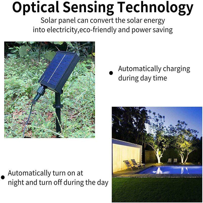 Solar Powered 3/4/5/10M Strip Light Outdoor RGB 2835 Flexible Lighting Ribbon Tape Waterproof LED Strip Backlight Garden Decor