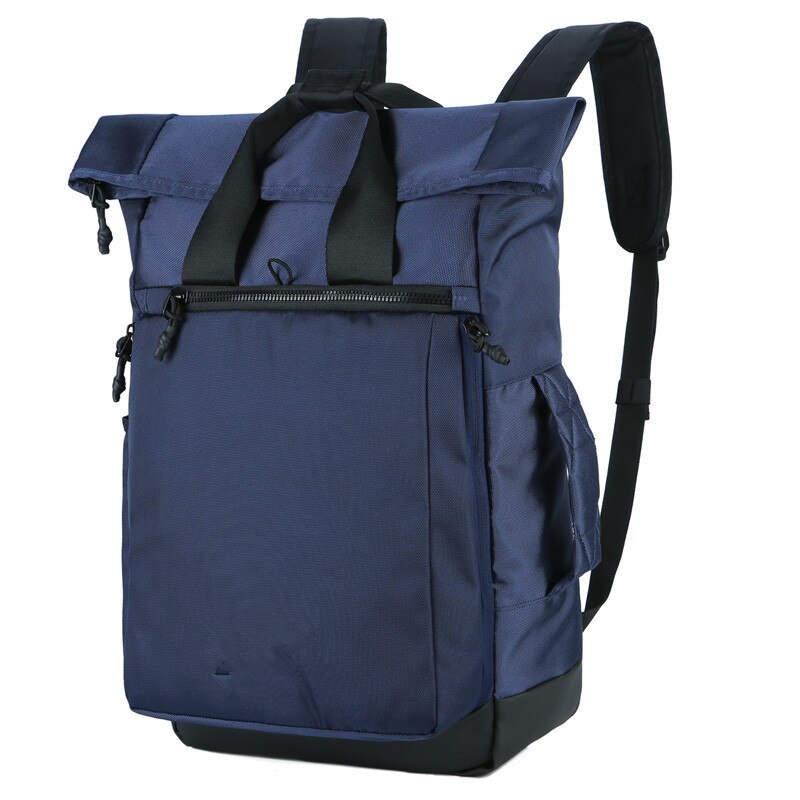 Mochila feminina oxford, bolsa escolar masculina 15.6 para laptop Polegada: blue