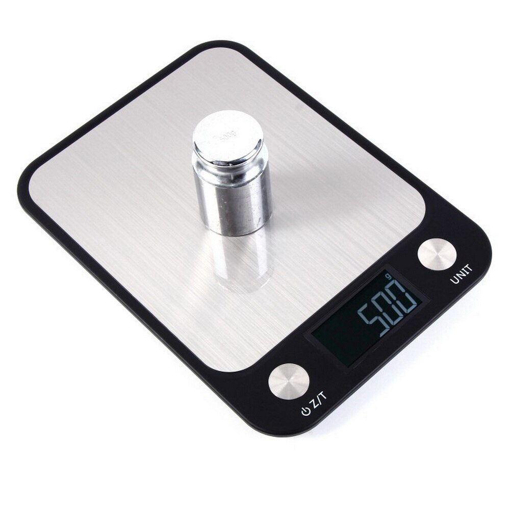 5/10kg/1g LCD Display Multi-Function Digital Food Kitchen Scale Stainless Steel Weighing Scale Cooking Tools Balance