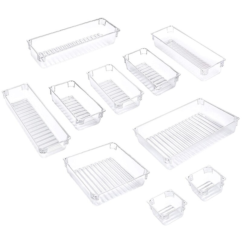 Desk Drawer Storage Box Tray,Drawer Partition Stor... – Grandado