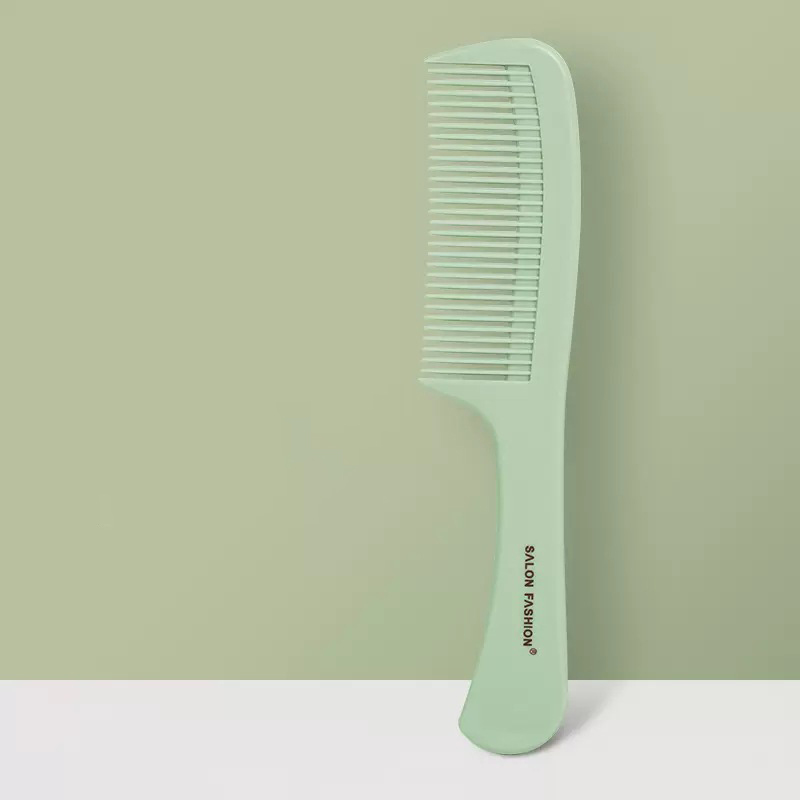 Handheld Hairbrush Wide Tooth Comb Plastic Flat Comb Hair Scalp Massage Smoothing Comb Detangle Hairdressing Comb Styling Tool: Light Purple