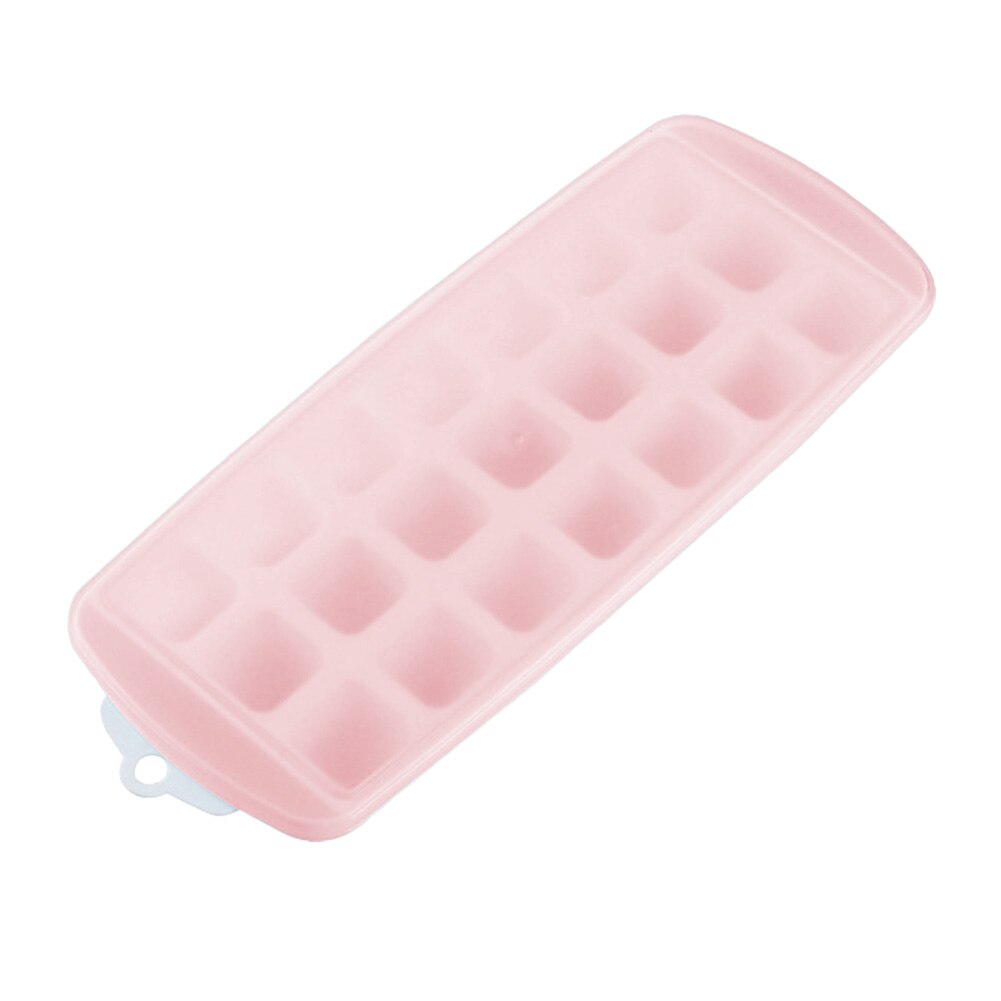 Trays Trays Flexible Silicone Ice Ice With Cube Spill-Resistant Lids Easy Release Ice Trays Make 21 Ice Cube, BPA Free,Stackable: Pink