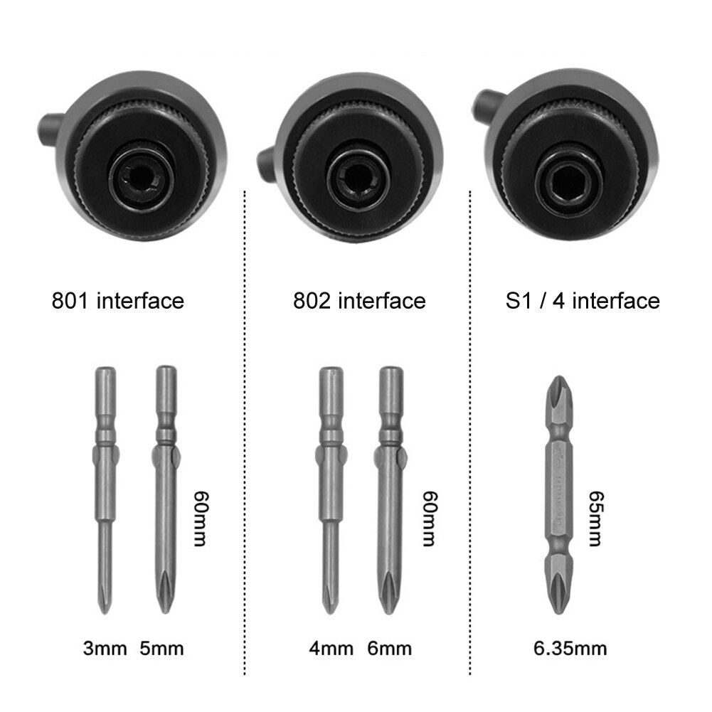 Electric Screwdriver 3 Modes Interface Multifunction Lithium Battery Rechargeable Drill Torque Power Appliance Repair Tools