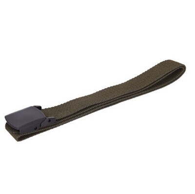 Mænd bælter lærred bælte afslappet anti allergi plast spænde bælte linning: Gn