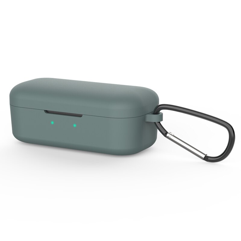 FIFATA Silicone Case Cover Earphone Shell For QCY T5 Wireless Bluetooth Headphone Frame Charging Box Protective Cases For Qcy T5: Military Green