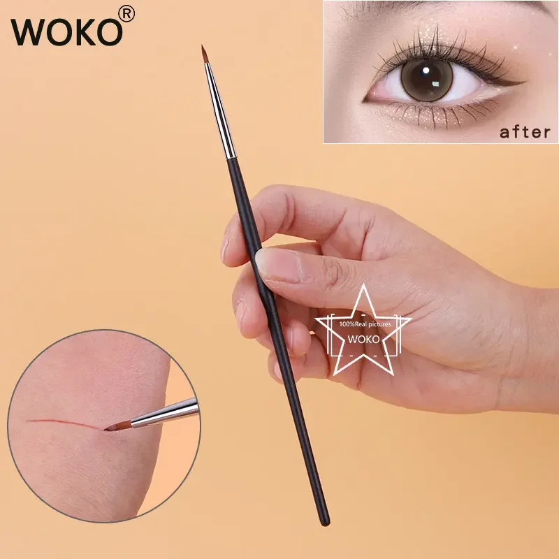 T22 Feiner Eyeliner-machen-hoch-Pinsel, flüssiger Gel-Eyeliner-Pinsel, präziser dünner langer Eyeliner-Pinsel, professionelles Eyeliner-machen-hoch-Werkzeug