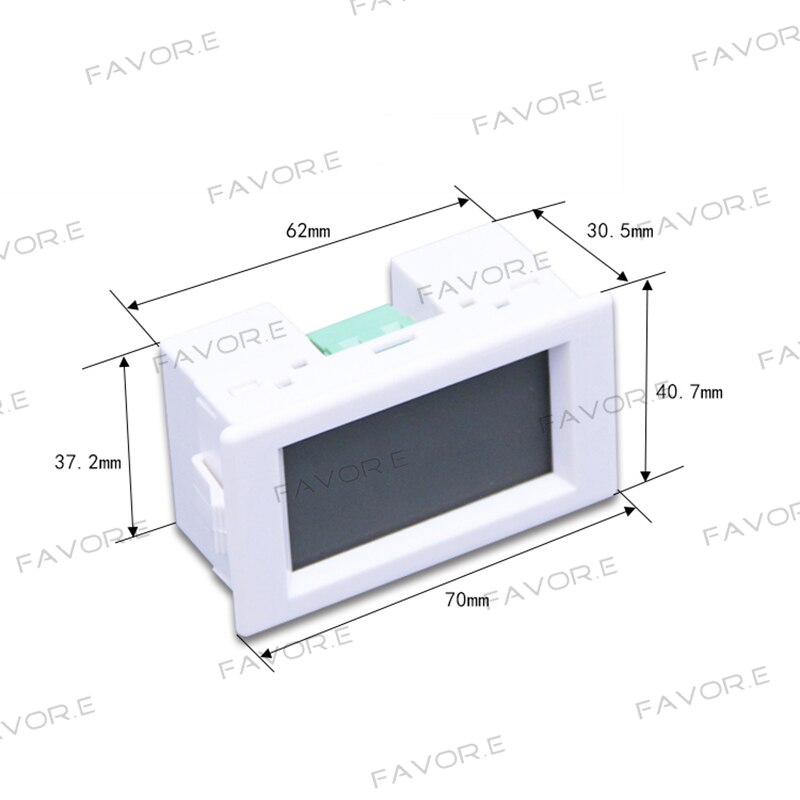 D85 AC Panel Meter lcd-scherm blauwe achtergrondverlichting Digitale Voltage meter tester Voltmeter bereik AC 80-500 V