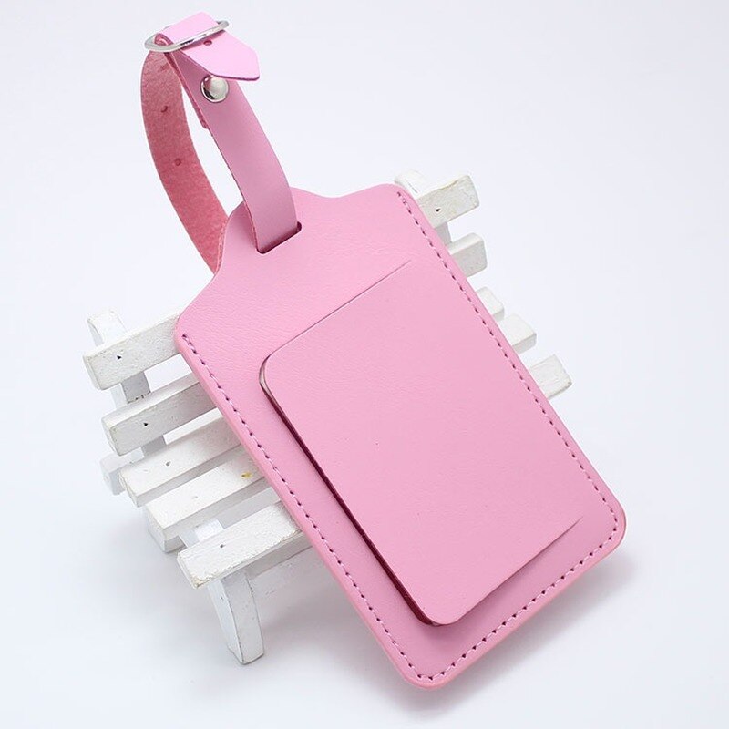 Etichette per bagagli moda accessori da viaggio uomo donna viaggi valigia in pelle etichette per bagagli etichetta portatile