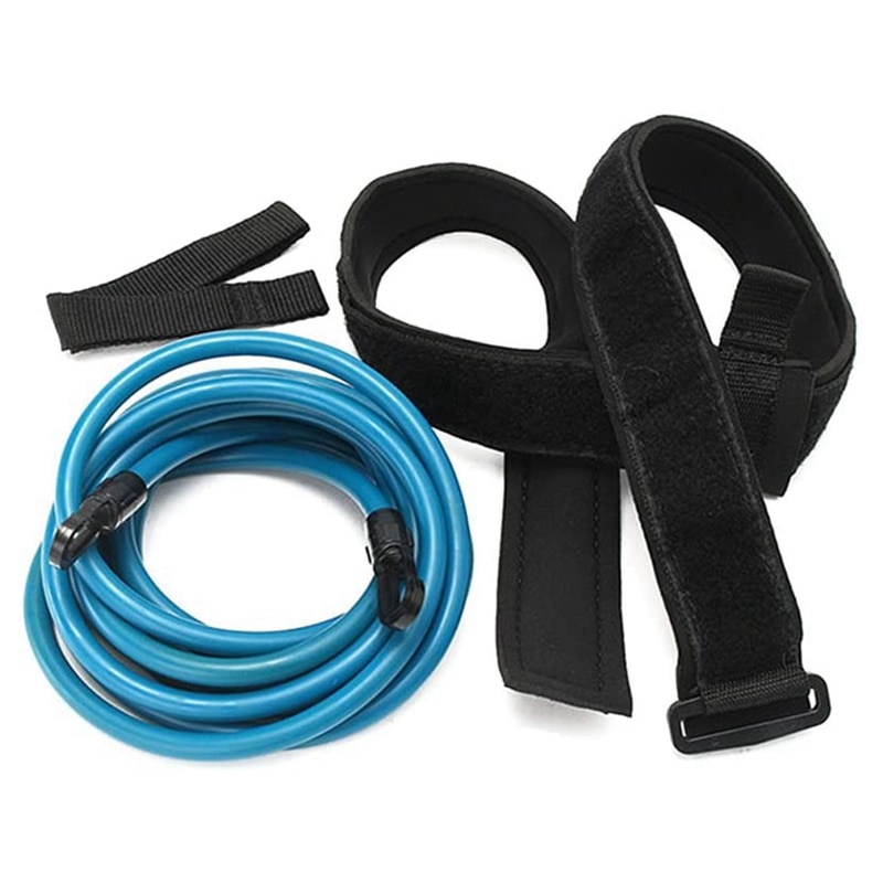 Training Equipment Swimming Resistance Band Swimming Training Elastic Rope Set 4 Meters Strength Training Rope: Default Title