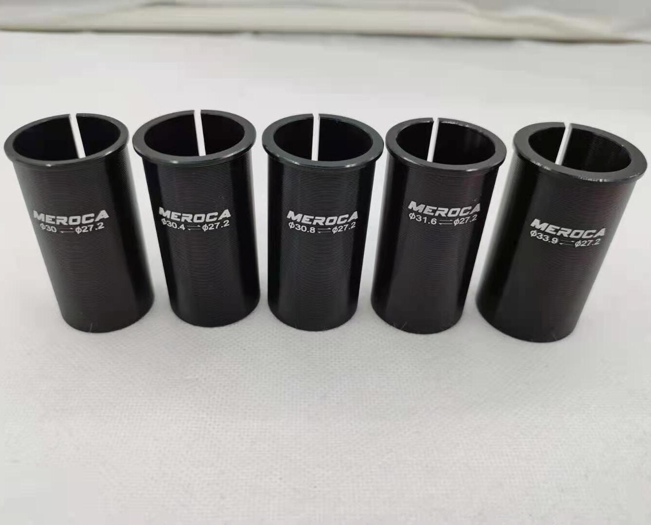 Adaptateur de Tube de tige de selle de vélo 31.6mm à 27.2mm / 30.4mm à 27.2mm / 30.8mm à 27.2mm/30.0mm à 27.2mm tige de selle vtt vélo de route
