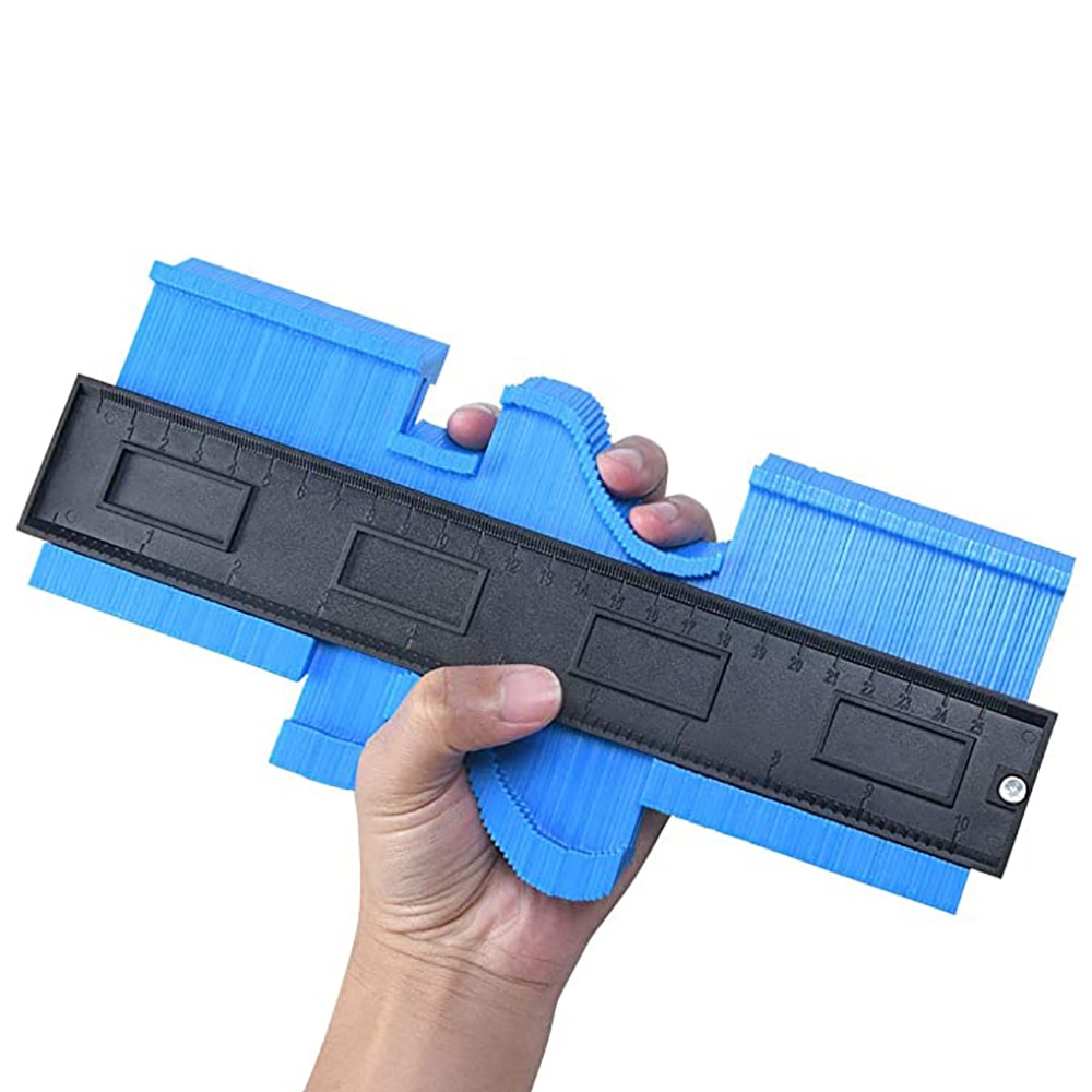 Multi-functio Contour Profile Gauge Tiling Laminate Tiles Edge Shaping Wood Measure Ruler Tiles Laminate Tiles Tool 5/6/10inch