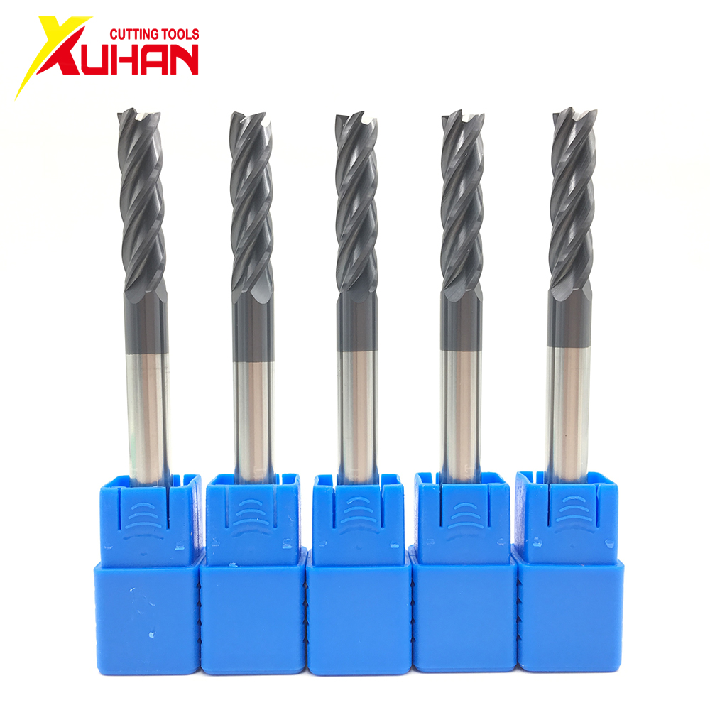4 fluit Φ8. 0 * 8D * 100L HRC50 CNC machine tool vhm endmill Wolfraam Stalen Frees End Mill cuttering tool endmill