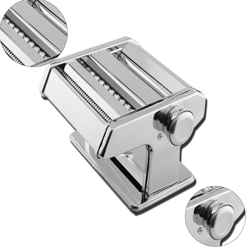 Mini Pasta Maker Machine Hand Crank Pastry Roller Spaghetti Noddle Maker Pasta Cutter For Kitchen Aid Stand Mixer