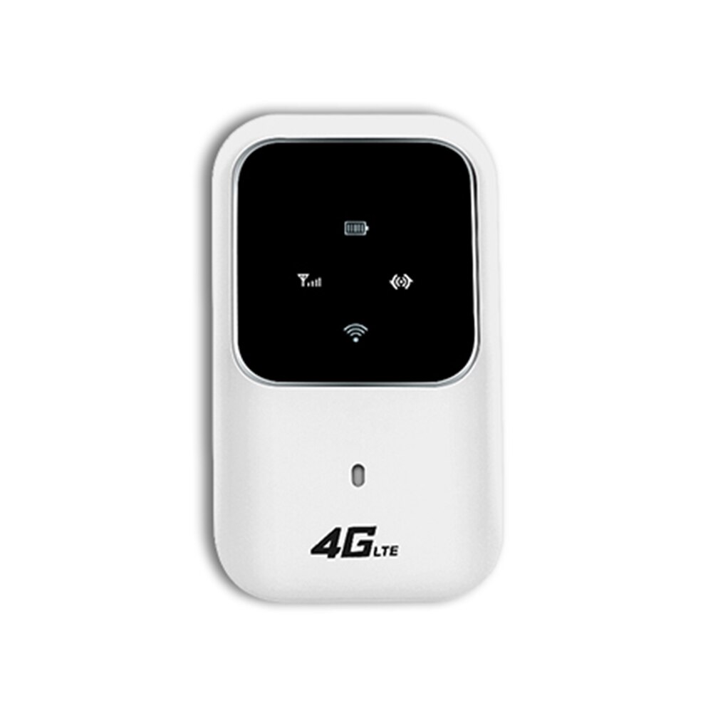 4g trådløs router mobilt bredbånd bærbar wi-fi bildelingsenhed sim-kort slot lte mifi-modem