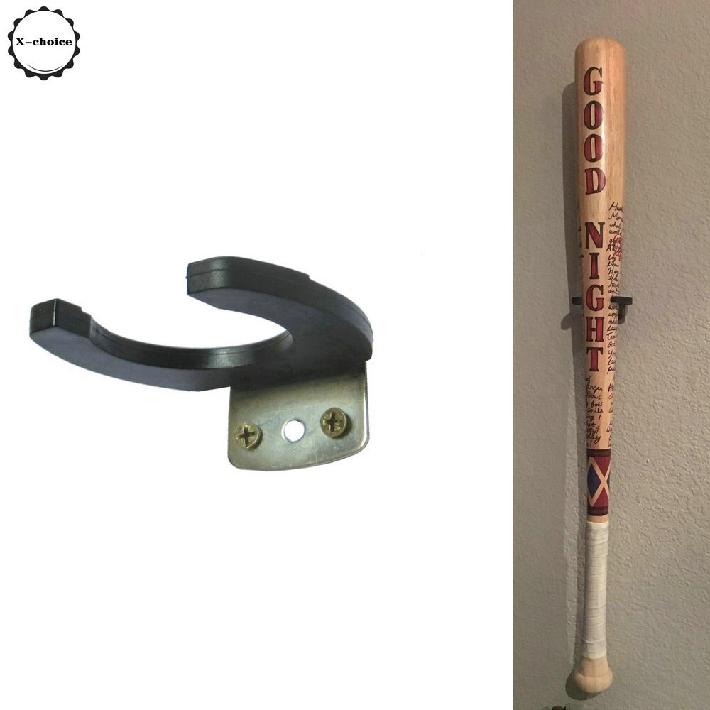 En lodret baseball bat softball bat display vægmontering væg rack væg holder - let at installere