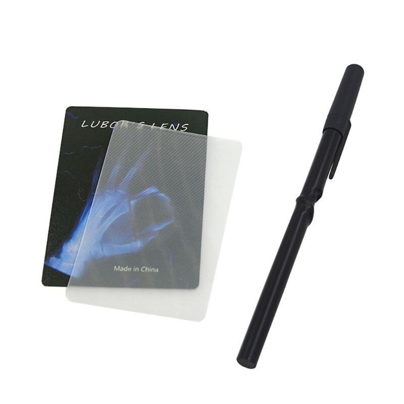 LUBORS OBJEKTIV Karte Und Stift Perspektive Verzerrung nah dran hoch Straße Magie Tricks freundlicher Spielzeug Heikles Spielerei Einfach Zu tun Für anfänger