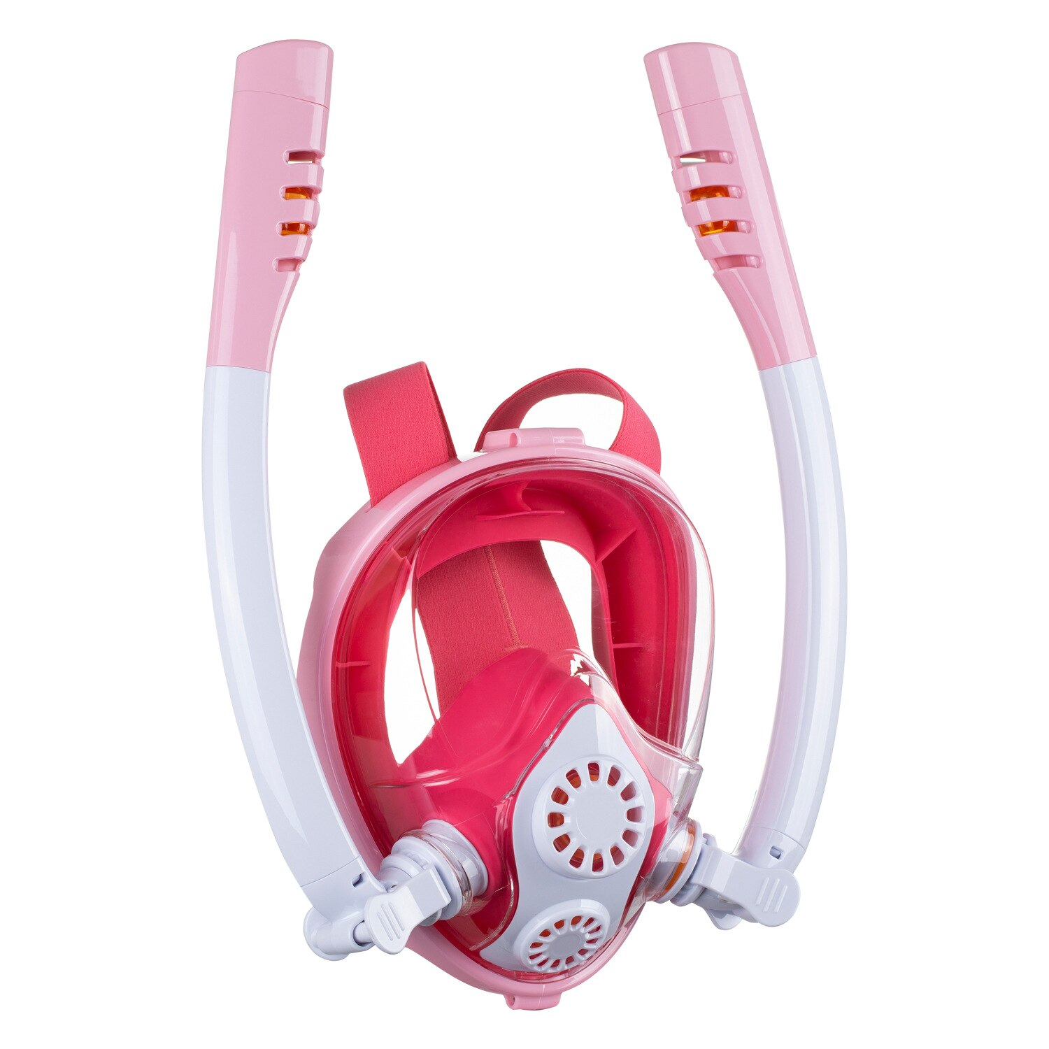 Wentsen Children snorkeling mask full dry silicone swimming glasse for kids boy and girls diving mask double breathing tube