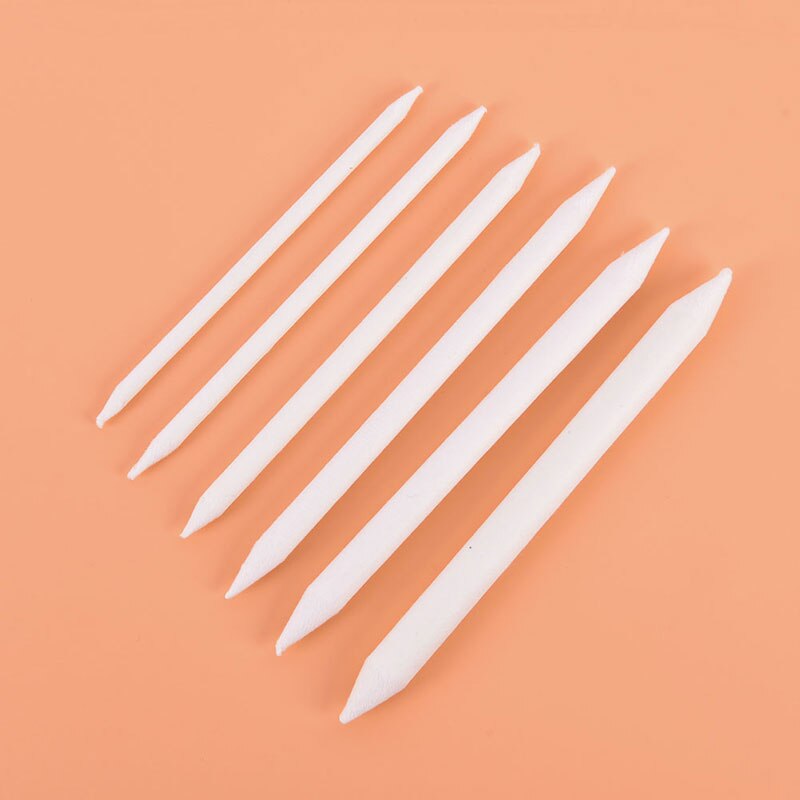 6pcs/set Blending Smudge Stump Stick Tortillon Sketch Art White Drawing Charcoal Sketcking Tool Rice Paper Pen Supplies