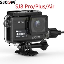 Originele Sjcam Motorfiets Waterdichte Case Voor Sjcam SJ8 Pro/Plus/Air Opladen Behuizing Actie Camera Bescherm Frame Charger doos