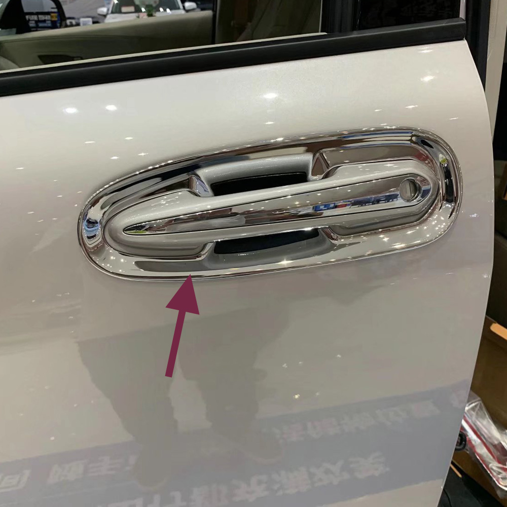 For Toyota Sienna 2022 Chrome Car Door Handle Bowl Side Door Bowl Cover Trim Protectors Exterior Car Styling Accessories