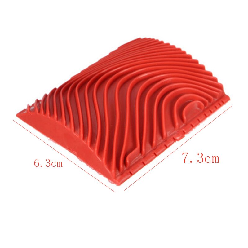 CSS 2pcs Wood Graining Grain Rubber Patin Painting Effects DIY Wall Decoration Tools