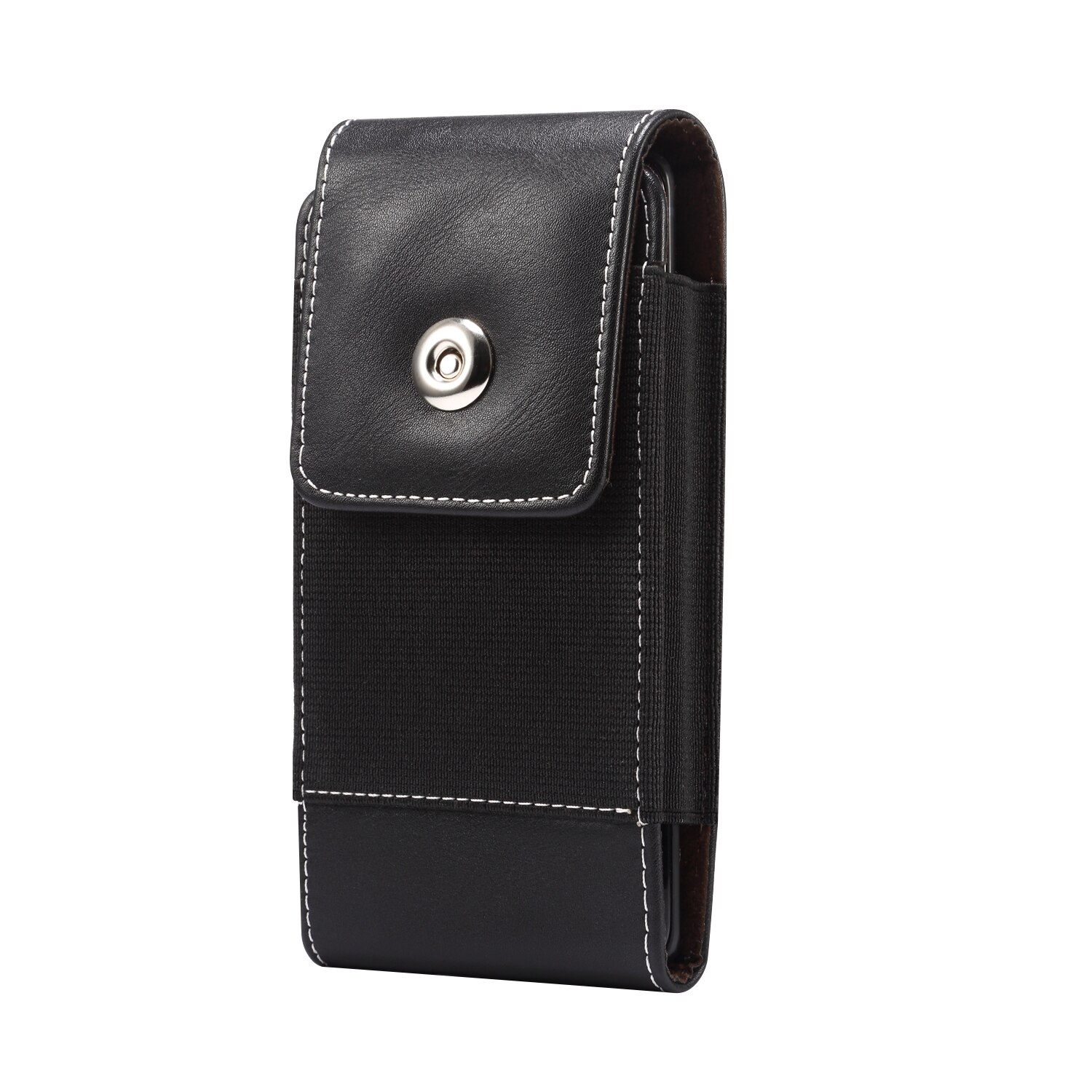 Universele Past Voor Mobiele Telefoons Onder 7.2 Inch Pouch Holster Case Lamsvel Pu Leer Met Nylon Riem Loop Clip Cover case: A2  for 6.7-6.9 inch