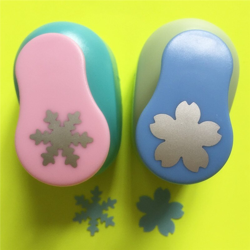 Freesship 25MM (1pc Snowflake and 1pc Cherry Blossom)Craft Punch Set Punch Craft Scrapbooking Paper Puncher Hole Shaped Punches