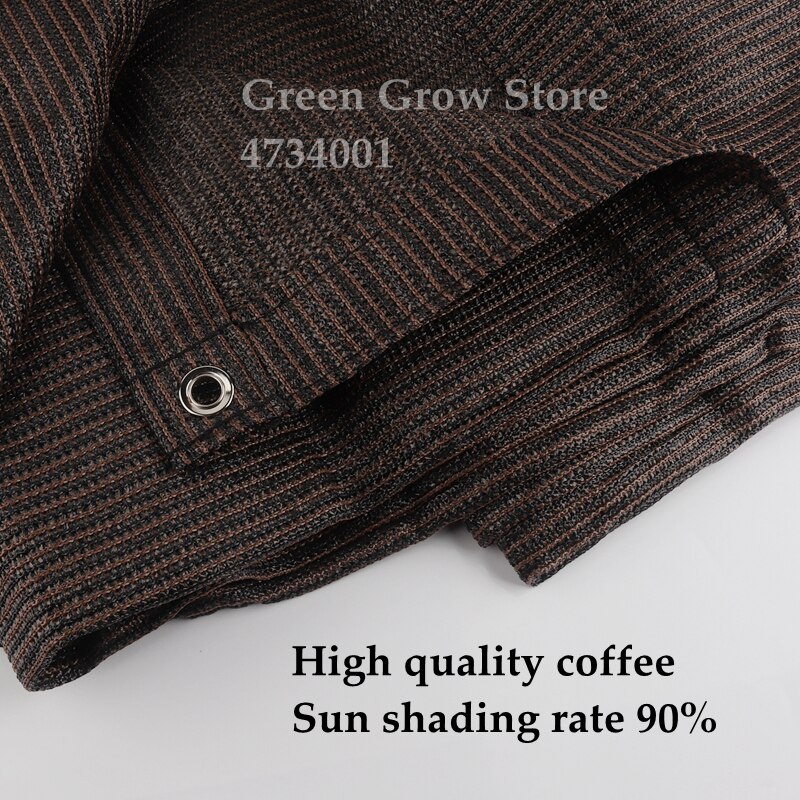 Kaffe anti uv hdpe soltett balkong gårdsplass utendørs solskjerming nett gjerde sikkerhetsnett hage basseng plante dekning