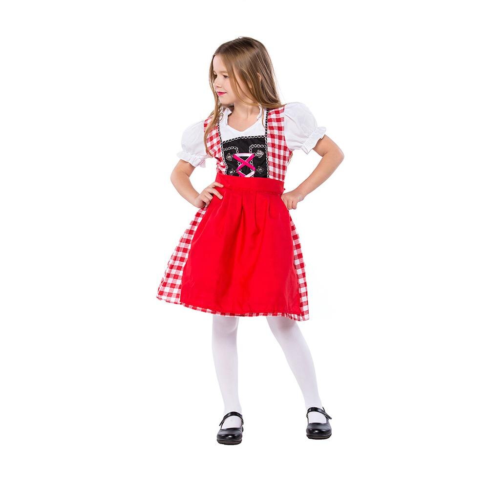 MISSKY niños niña Nacional Bávaro traje Oktoberfest camarera Cosplay traje