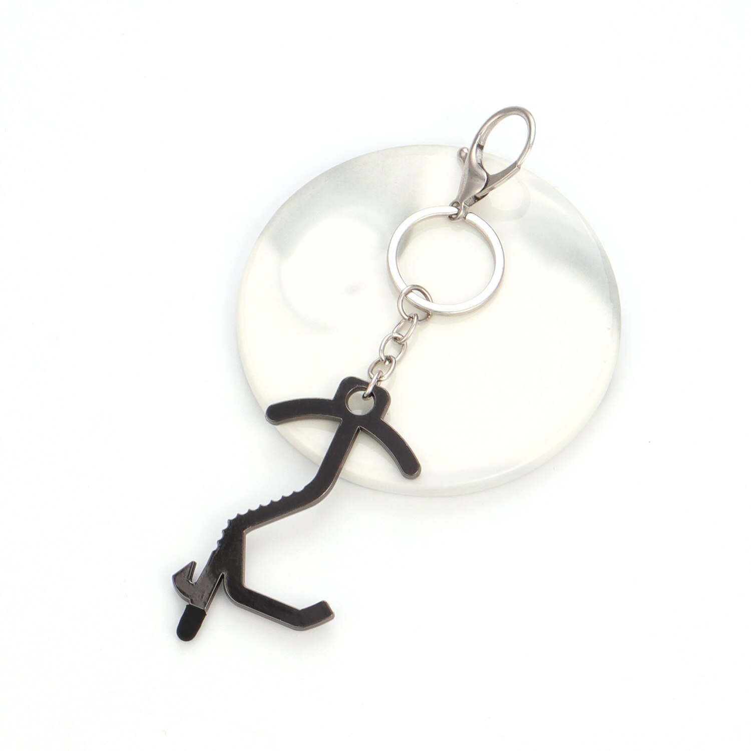 Non-Contact Door Opening Press Elevator Keychain Useful Product Alloy Safe Health Non-Contact Anti-Virus EDC Door Opener: Ysk30  2 hao FOB