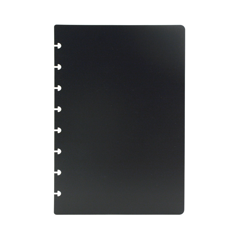 2 Sheets Multiple Sizes Loose-leaf Refill Notebook Cover Mushroom Hole Notebook Cover Binder Shell Simplicity Frosted PP Folder