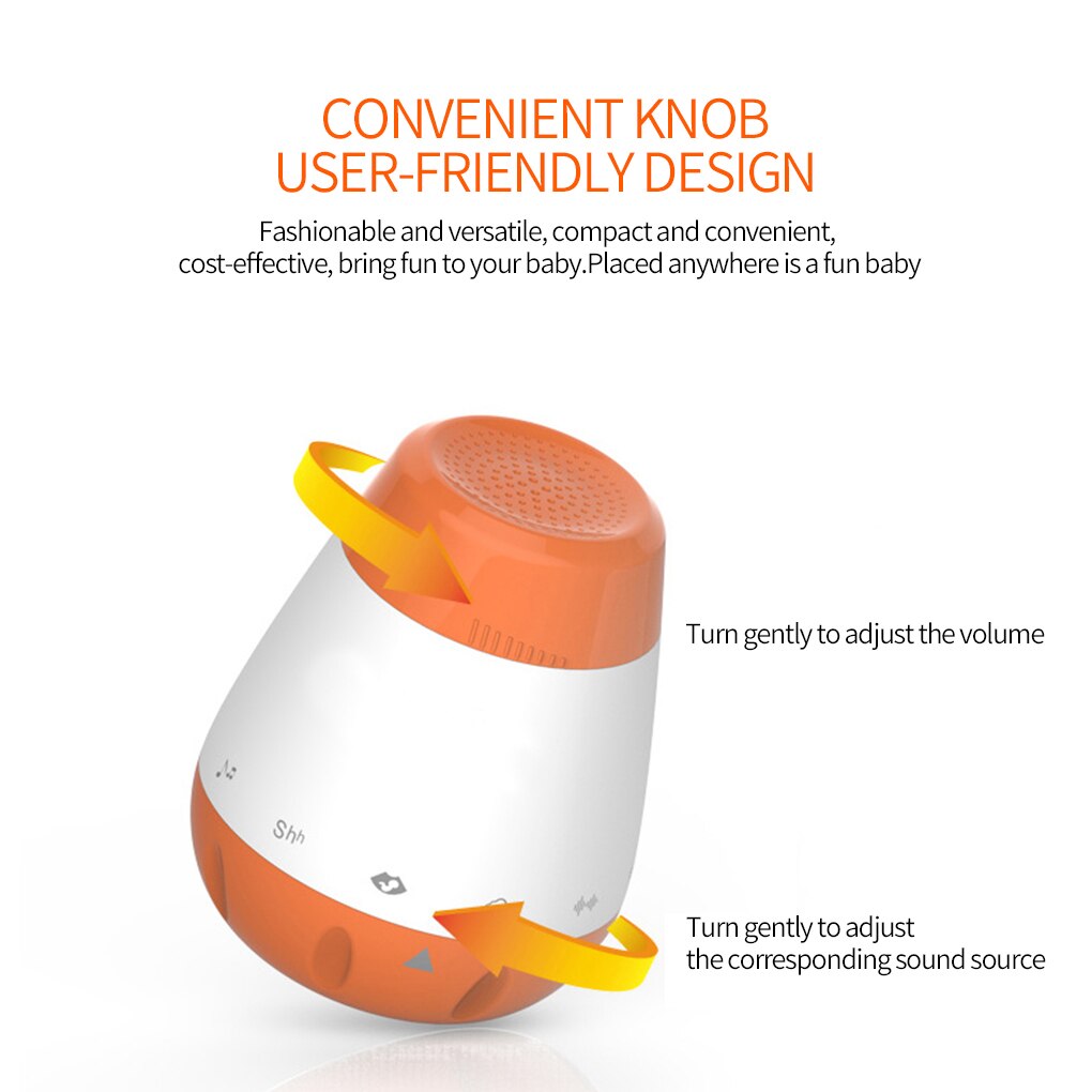 Sleep Machine Rechargeable Sleeping Sound Sensor Plastic Portable Sleeping Breathing Light Mini Noise Machine