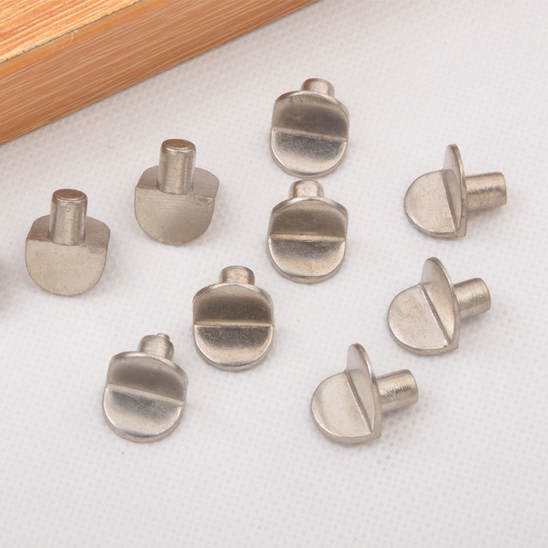 20 stk. justerbar metalhyldeholder hylder beslag til glashylder skabsmøbler hardware lige vinkel lag studs pinde