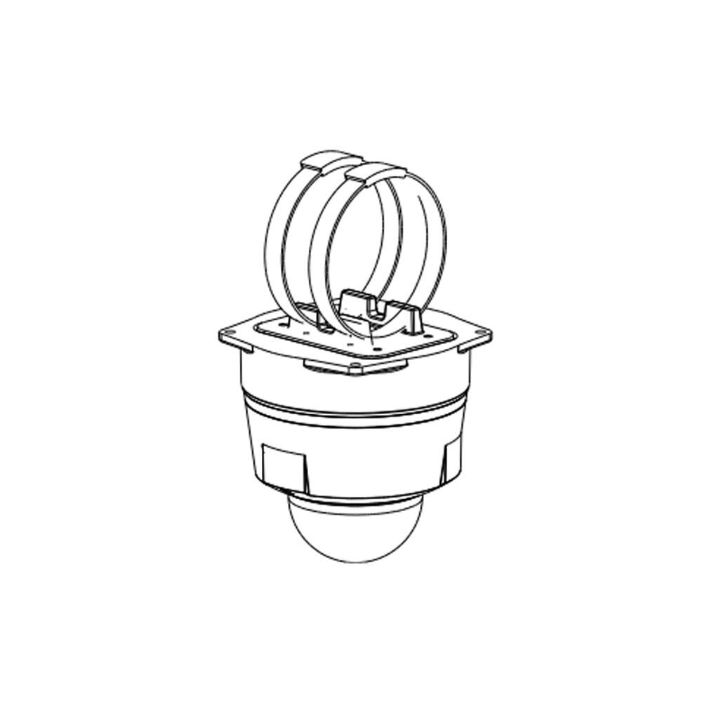 2PCS/PACK PFA152-E Pole Mount Bracket for IP Camera HDCVI Camera PTZ CCTV Camera Security Camera Mini Dome Camera