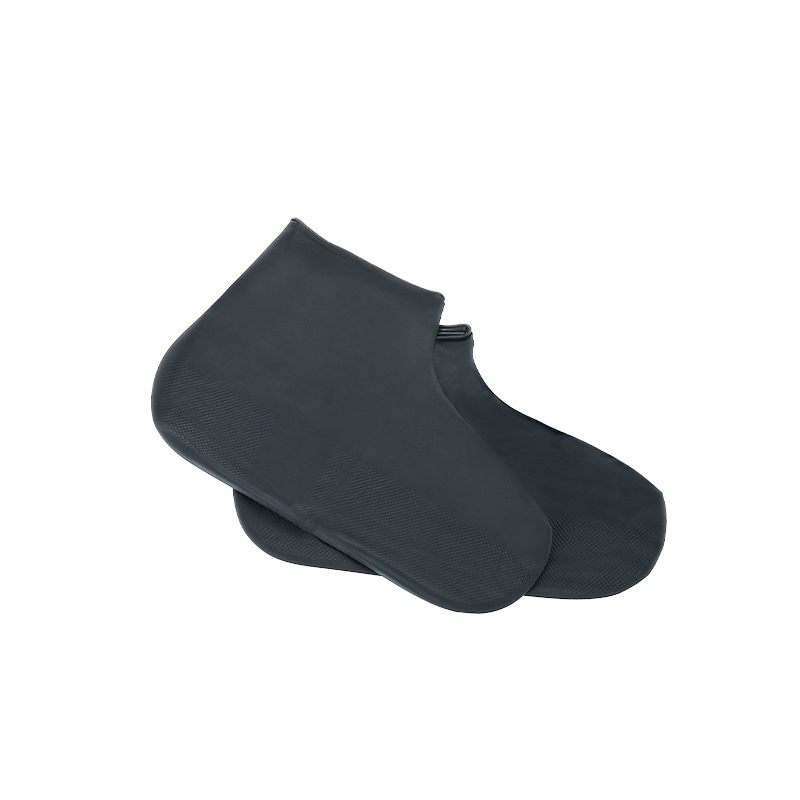 Cubrezapatos de silicona impermeables, cubrezapatos de goma antideslizantes para días lluviosos, protectores de botas reutilizables M/L, accesorios para clima húmedo: L / Verde militar