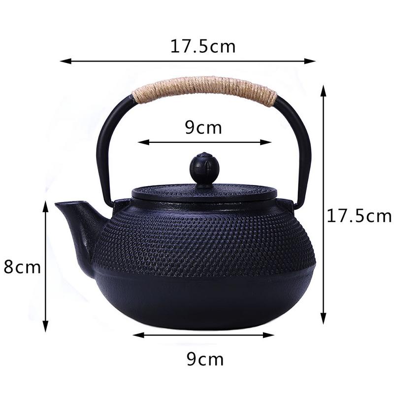 50ml/300ml/800ml Mini Cast Iron Kettle Teapot Tea Set