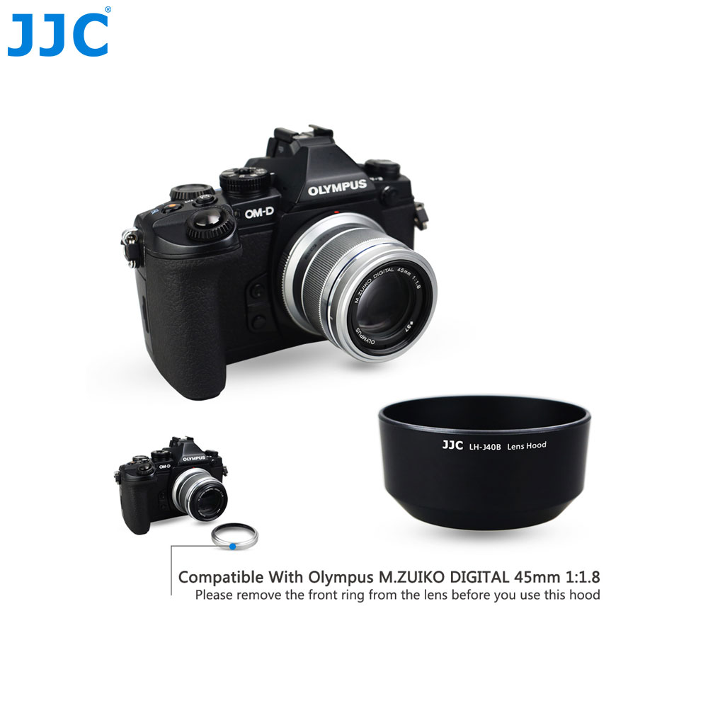 JJC 可逆バヨネットカメラレンズオリンパス M。 ZUIKO DIGITAL 45 ミリメートル 1:1。 8 レンズ/M4518 置き換えオリンパス LH-40B