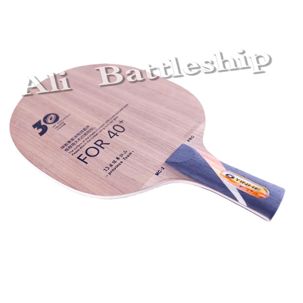 YINHE Galaxy MC2 PRO Provincial (MC-2 PRO 5 Ply madera 30th aniversario) de tenis de mesa de Ping Pong bate paleta