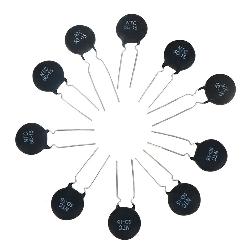 10pcs Thermistor Resistor NTC 5D-15 5D15 Thermal Resistor