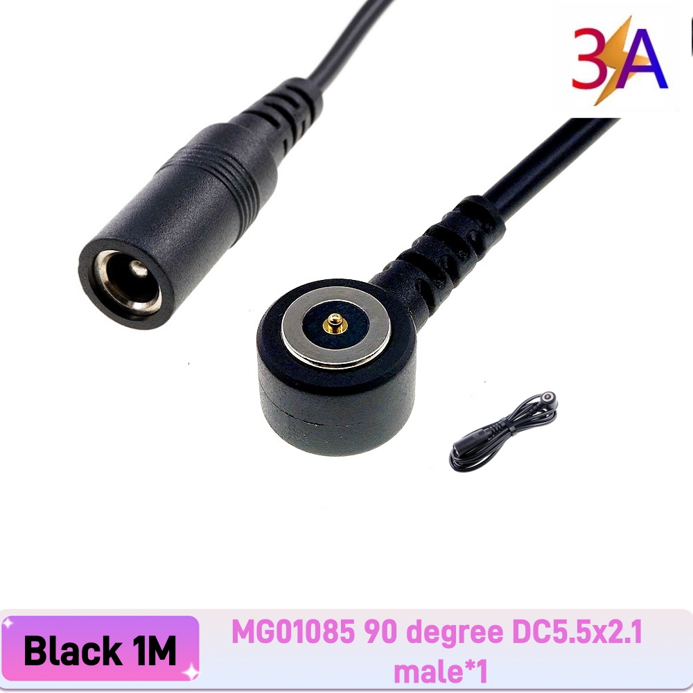 1 Piece Hight Current Pogo Pin Magnetic Connector Spring-Loaded Power Charge Waterproof IPX7 Contact Pad 3A 12V 8.5MM: Gold