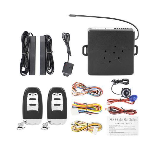 Car Keyless Entry System Engine Start Alarm System Push One-button Start System Remote Starter Stop Car Accessories: Type3