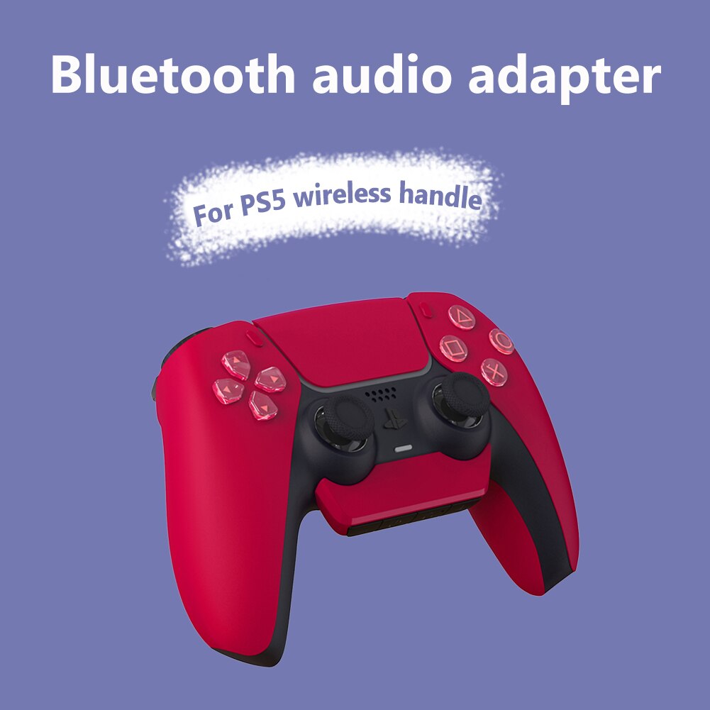 Bluetooth Adapter Audio Mic Headphone Converter Gamepad Console Receiver Transmitter for PS5 Wireless Gamepad Accessories
