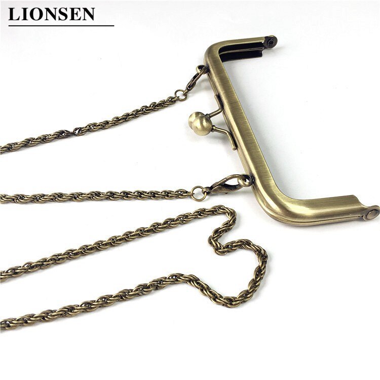 Lionsen 120cm 60cm Ersatz Kette Riemen Metall Verknüpfung Spange Geldbörse Kette Tasche Griff Schulter Kreuz Körper Handtaschen Kette Gurt