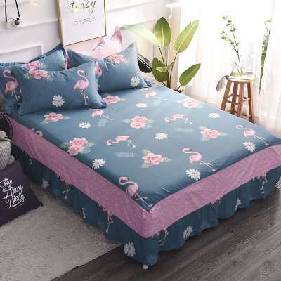 Couvre-lit de pendaison de crémaillère | Jupe couvre-lit, jupon matelas, couverture draps de lit, 1.8/1.5/1.2 mètres ,: Type 3 / 1.5m x 2.0m x 0.45m