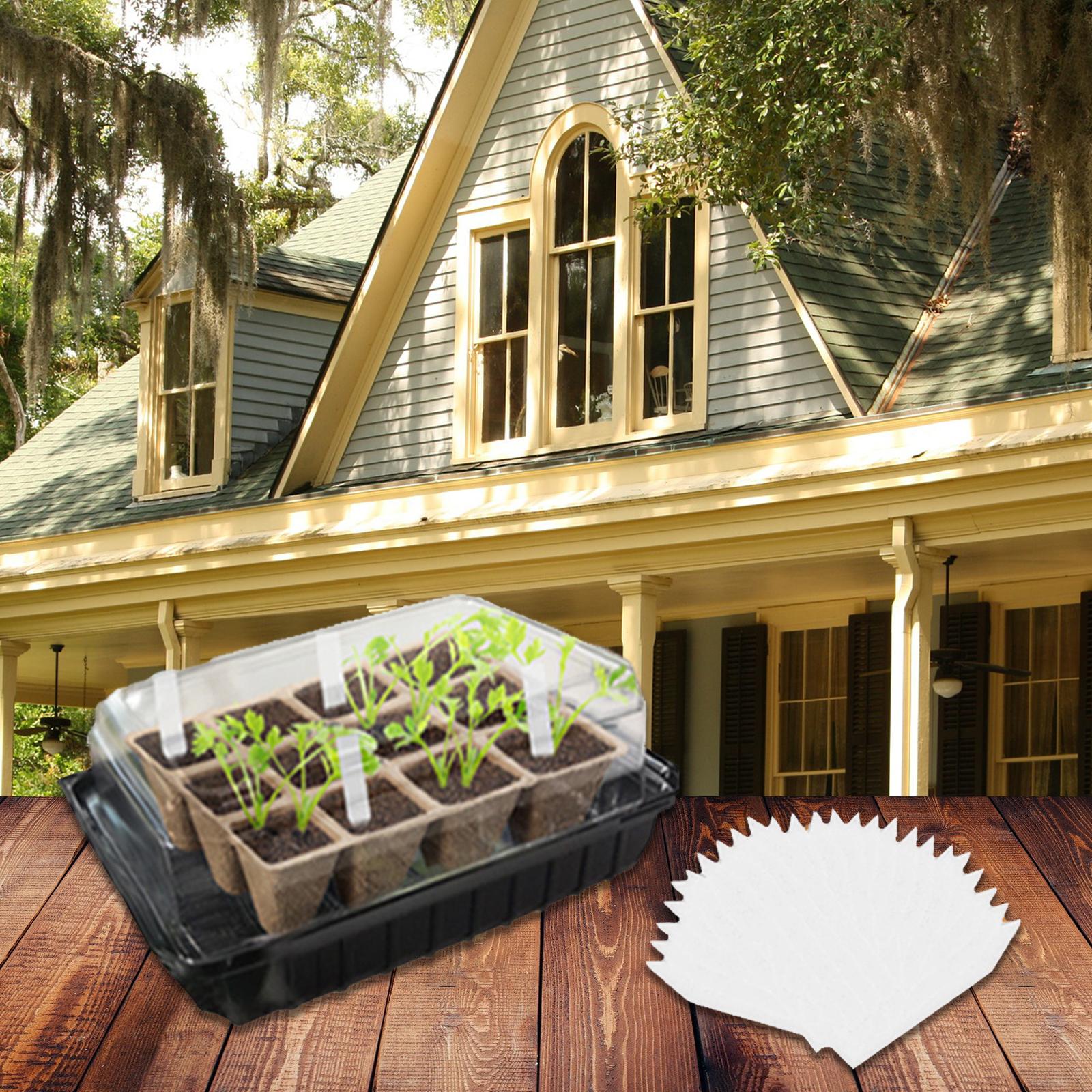 Plant Starter Kit Insulated Planter Container Seed Pot Plant Seed Grow Box for Greenhouse Home Outdoor Seeds Growing Starting