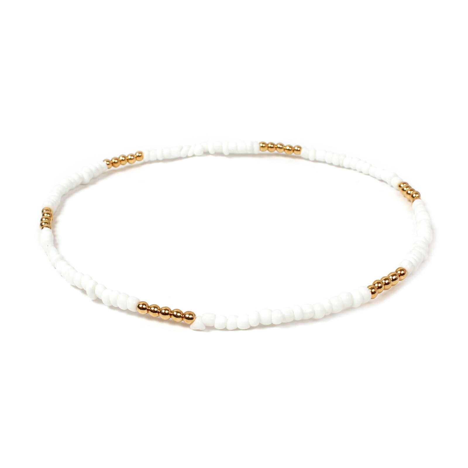 Naszyjnik w stylu boho mały naszyjnik ze szklanymi koralikami Multicolor krótki Chokers Charm naszyjniki słodki naszyjnik dla kobiet dziewczynki 40cm długości: 2