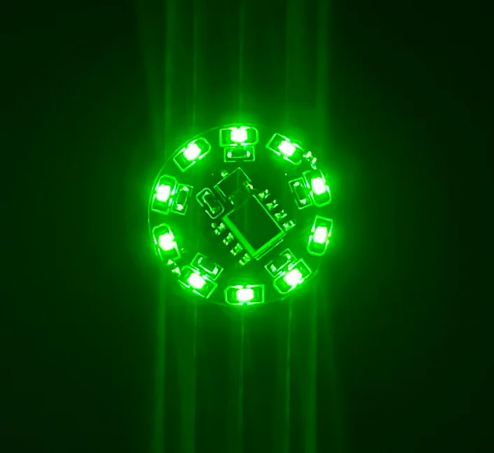 1Pcs 16Modes Magnetic Control Lamp Wireless Led Light for Diy Robots/cars Toys Model Making Scene Materials with Battery: GRAY