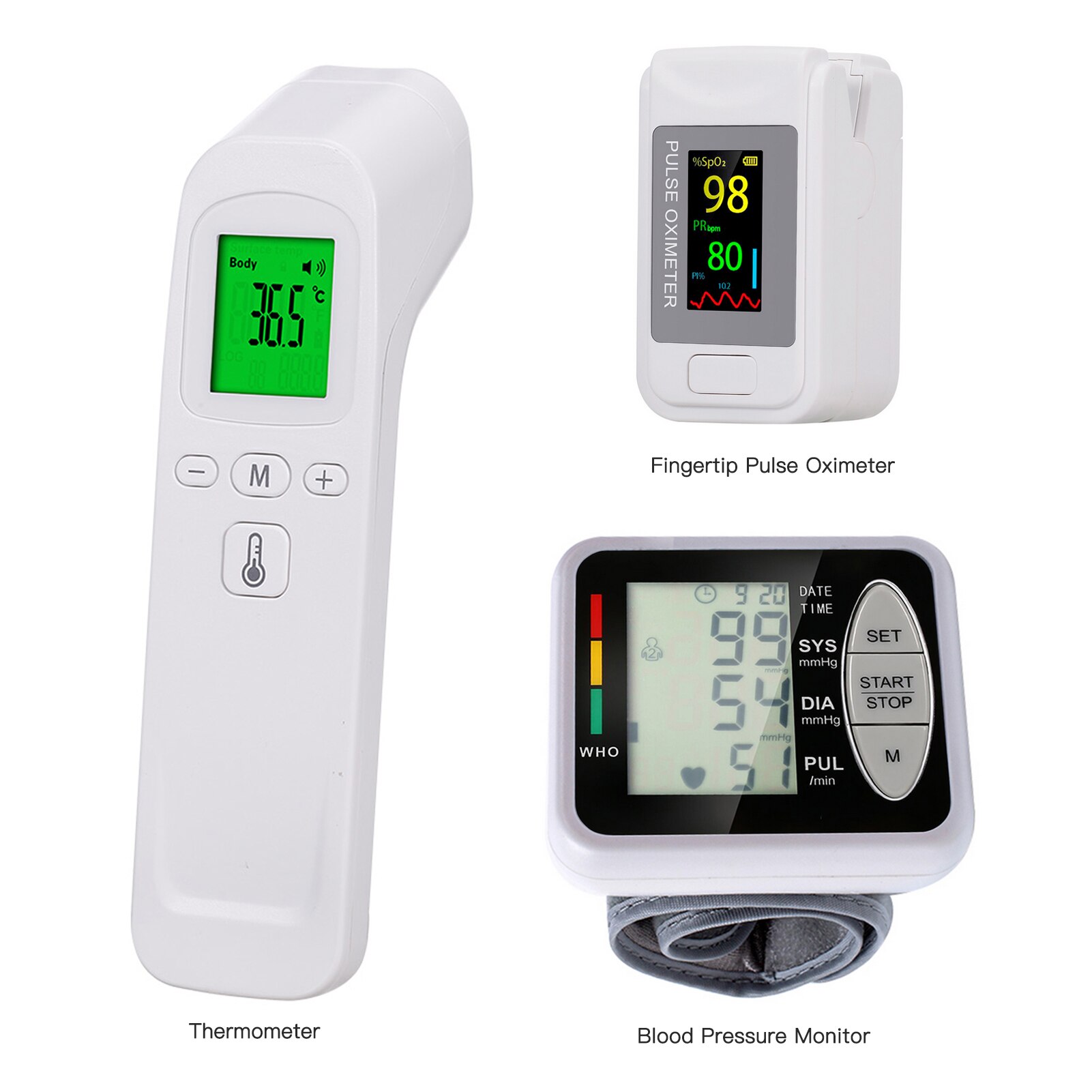 Elektronische Bloeddrukmeter Met Voice Functie Automatische Intelligente Pols Bloeddrukmeter Bloeddruk Meetinstrument: C-MD649